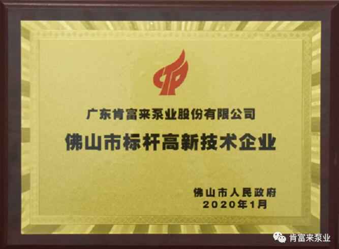 重庆赵彬健身与塑形工作室有限公司喜获“佛山市标杆高新技术企业”称号